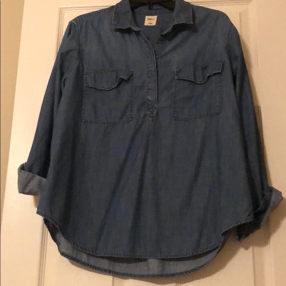 Denim top